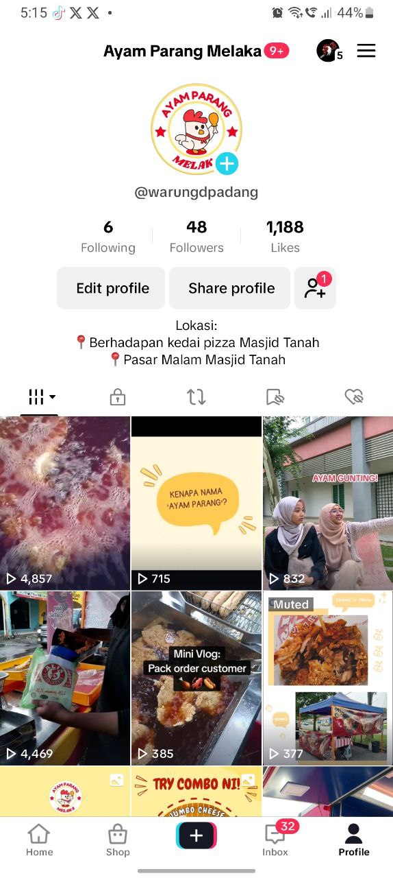 TikTok Warung D'Padang